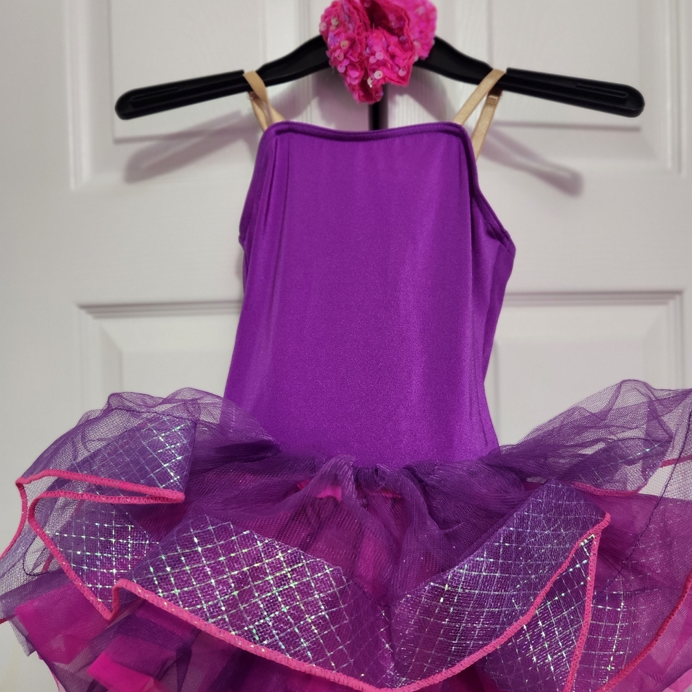 Pink and Purple dance costume